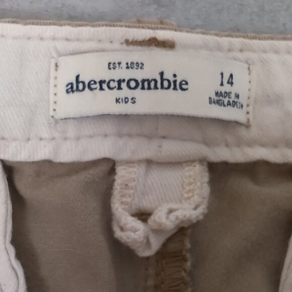 3/$20 Abercrombie & Fitch Chino Khaki Pants Slim Straight Leg Casual Preppy - Picture 10 of 14